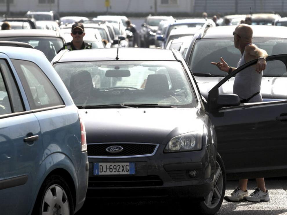 Los accesos a Gibraltar, colapsados