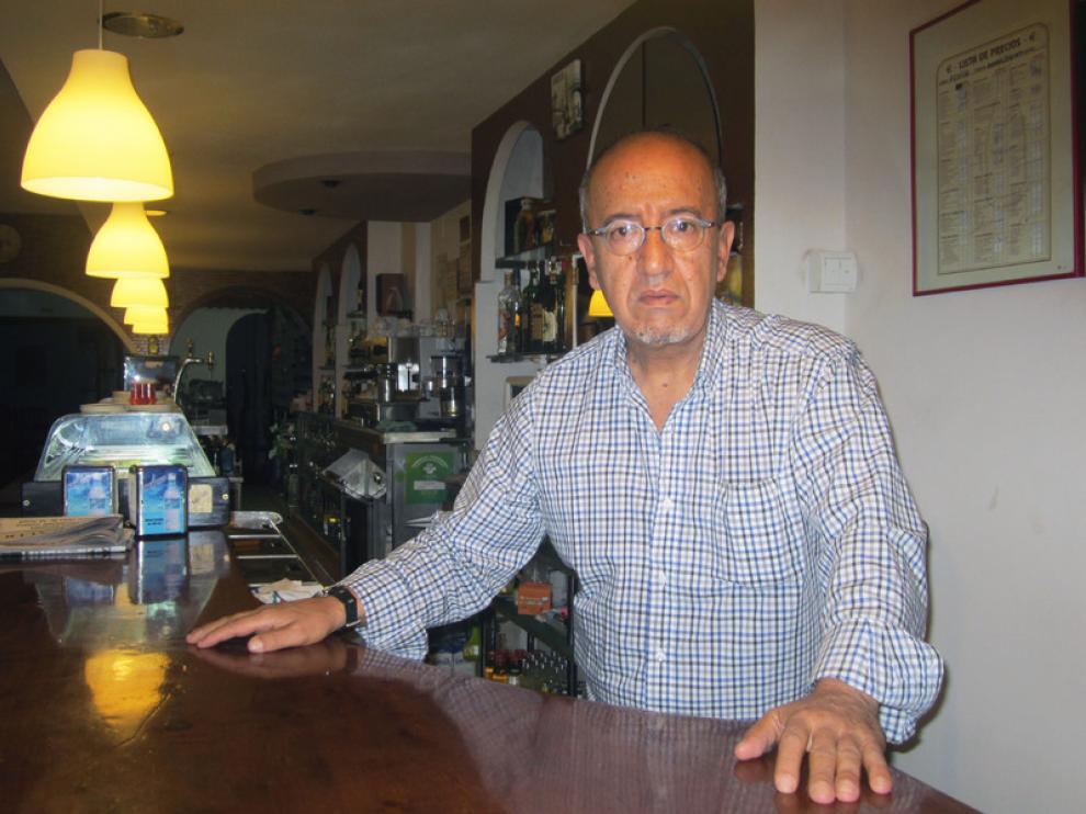 Ismael Hamam, uno de los sirios residentes en Zaragoza