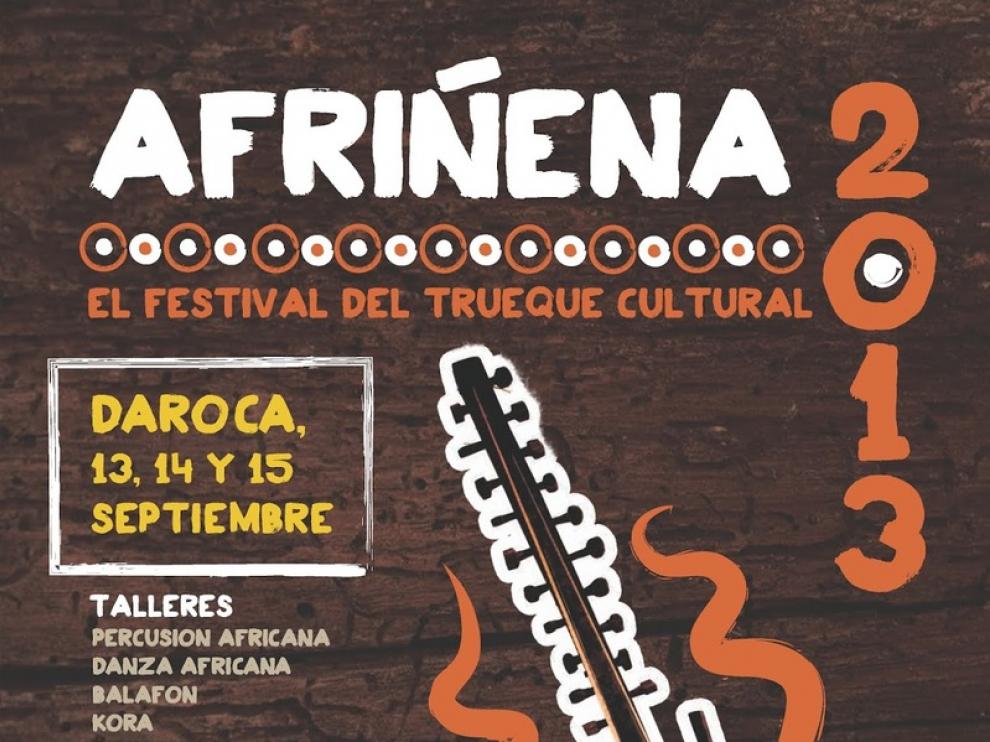 Cartel de la tercera edición del festival Afriñena.