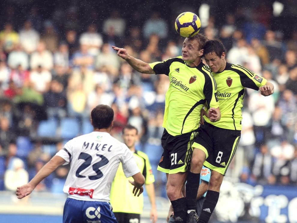 Último duelo entre Zaragoza y Tenerife, en 2010
