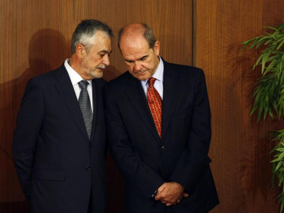 Antonio Griñán y Manuel Chaves