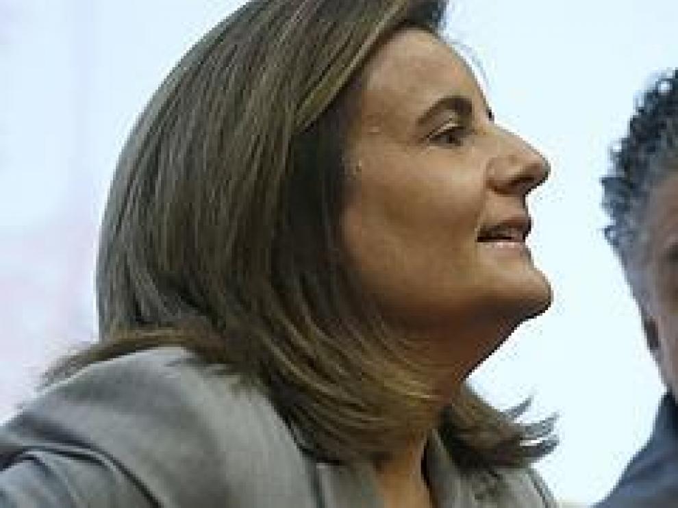 La ministra Báñez y Tomás Burgos