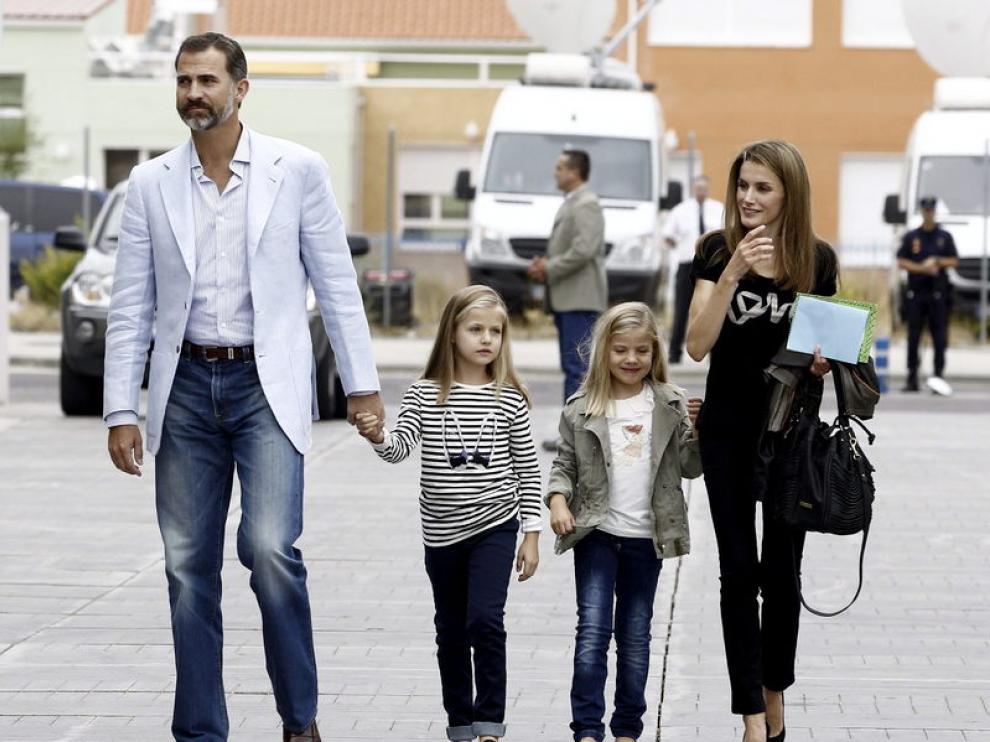 Los Príncipes de Asturias y las infantas