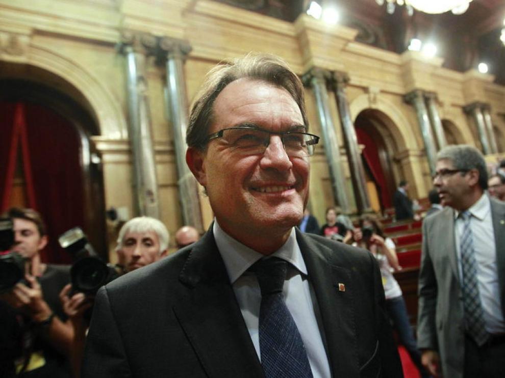 El presidente de la Generalitat, Artur Mas