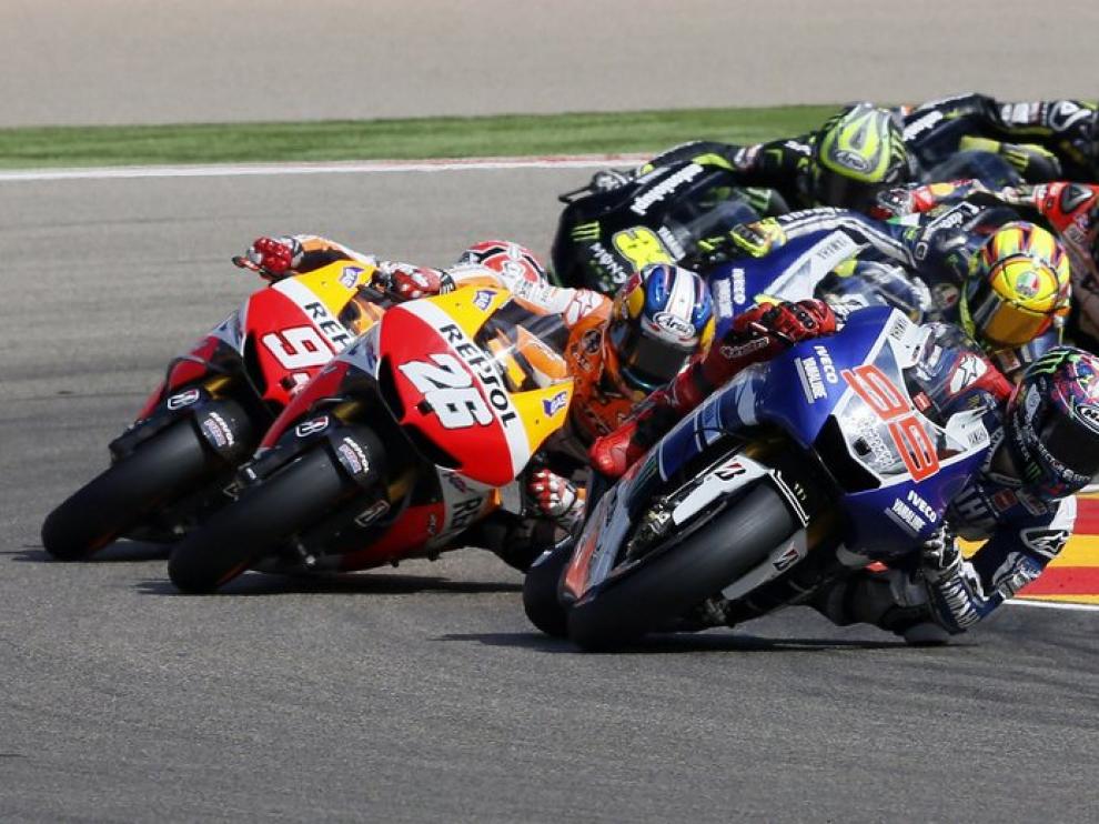 Disputa de la prueba de MotoGP en Motorland