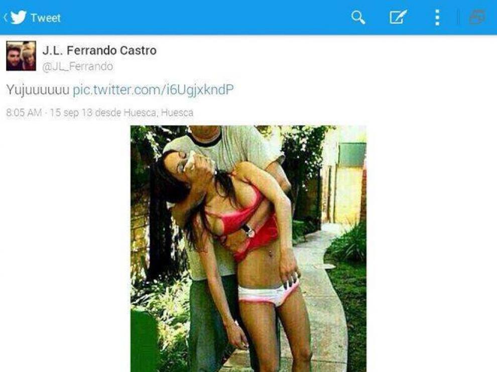 La imagen subida a las redes