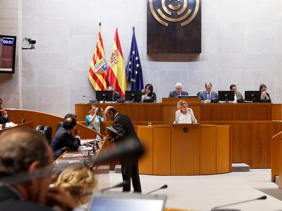 Sesión plenaria en las Cortes