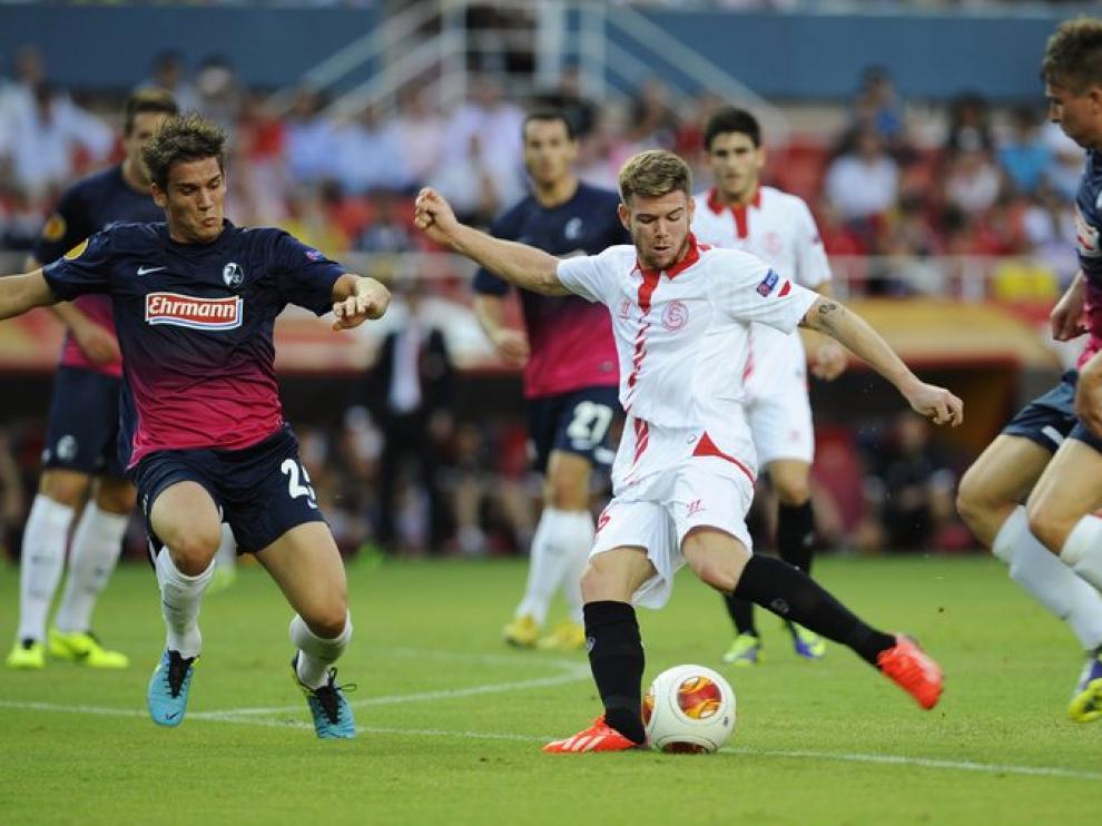 El lateral izquierdo del Sevilla Alberto Moreno, convocado por Del Bosque
