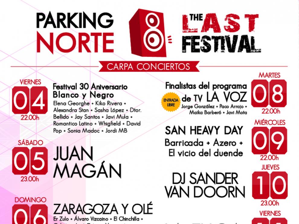 Cartel Parking Norte de la Expo, The Last Festival