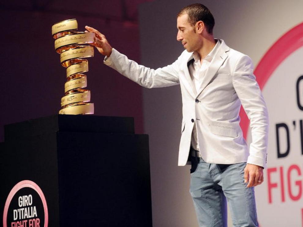 El ganador del último Giro, Vicenzo Nibali
