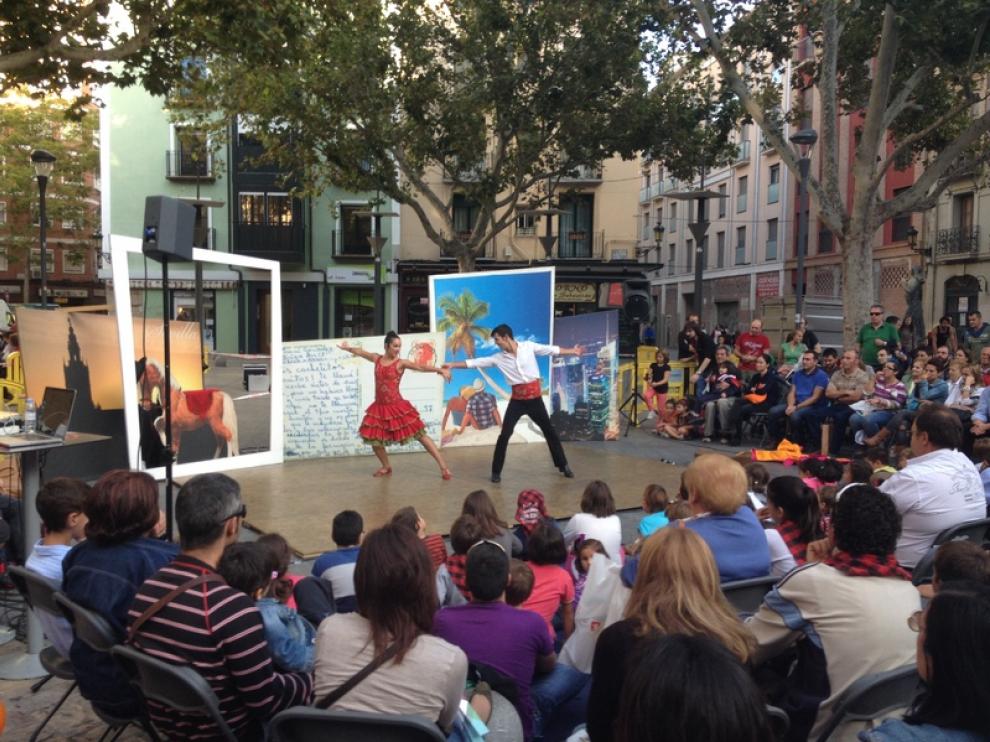 Los actores de la compañía La Calabaza Danza