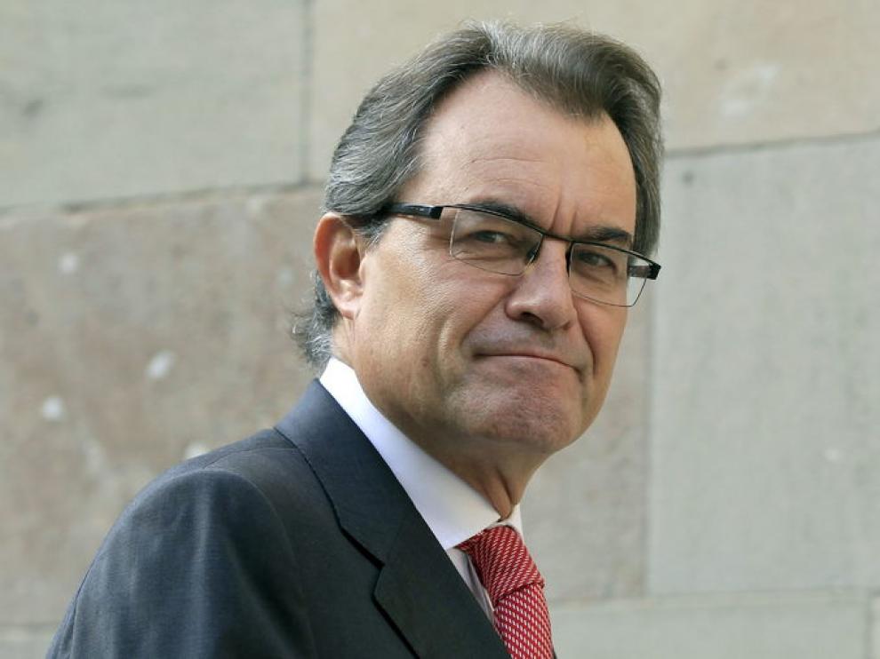 El presidente de la Generalitat , Artur Mas