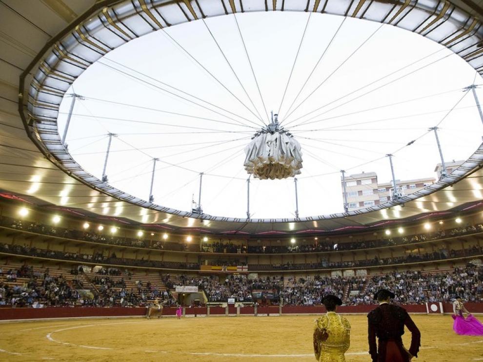 La plaza de toros de la Misericordia durante un festejo taurino