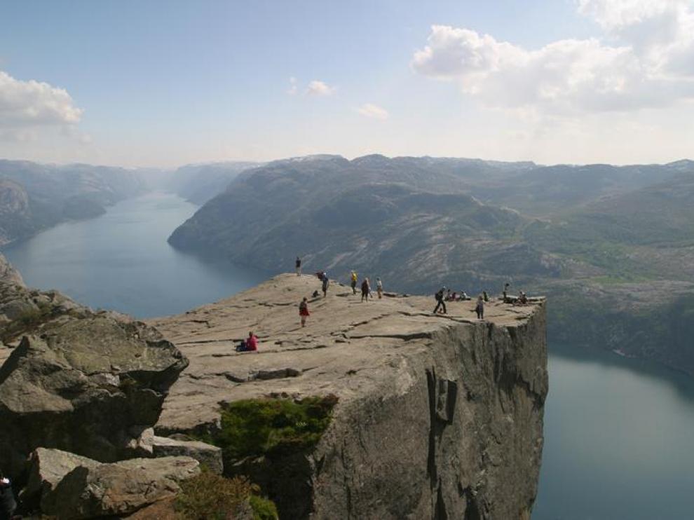 Cima del Preikestolen (El Púlpito)