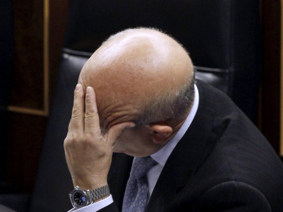 El ministro Wert, este jueves, en el Congreso