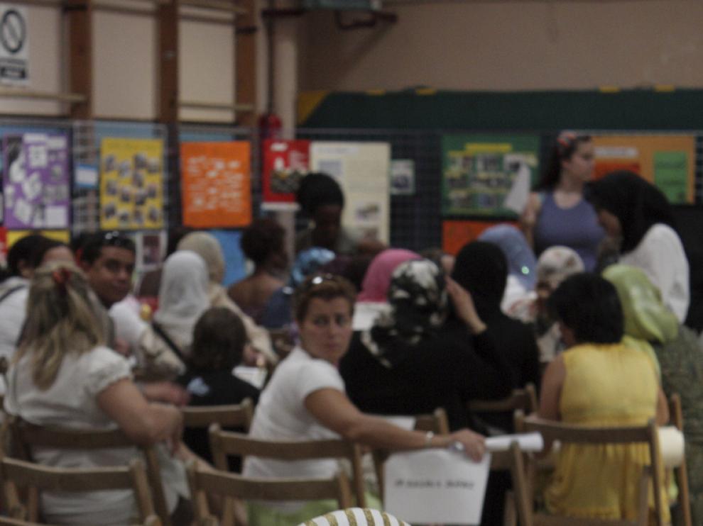 Imagen de uno de los cursos de español de FAPAR en 2009