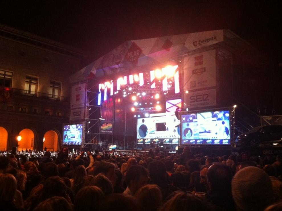 Concierto de los 40 en la plaza del Pilar