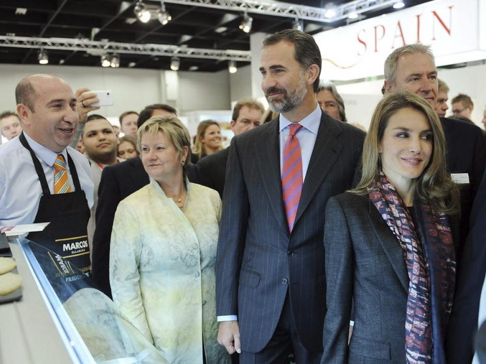 La princesa Letizia en una de sus últimas apariciones públicas esta semana