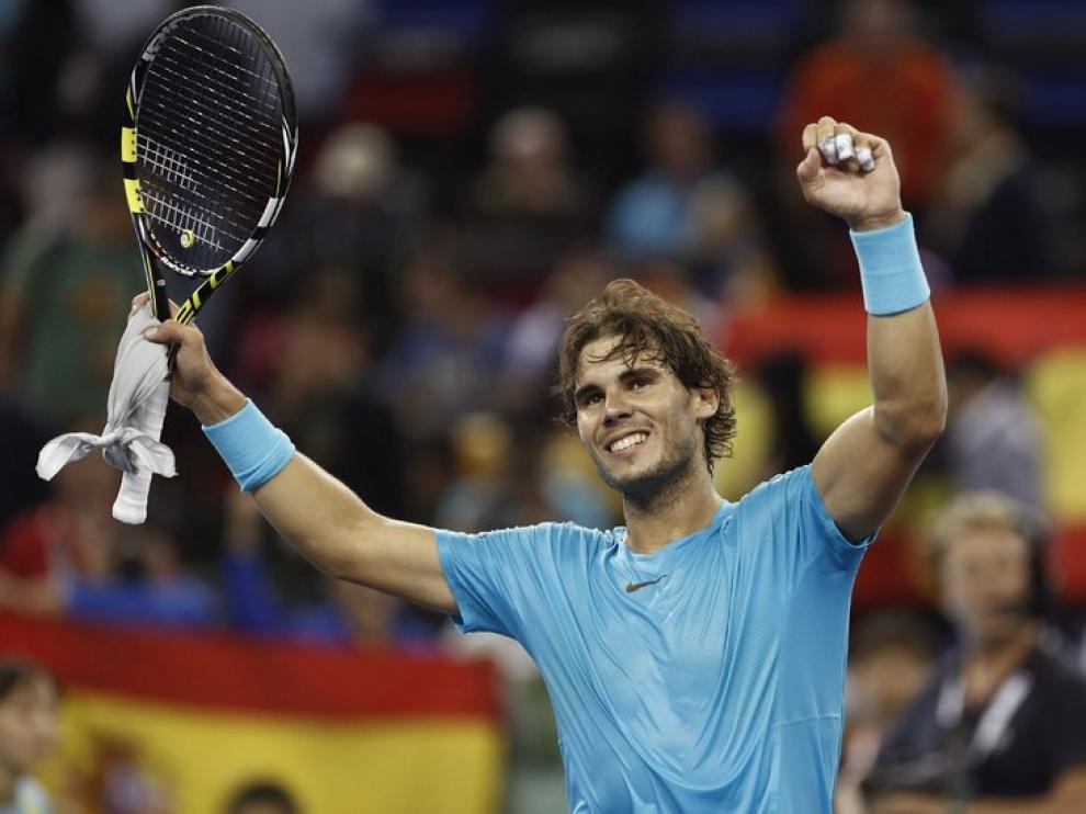 Rafael Nadal tras el partido