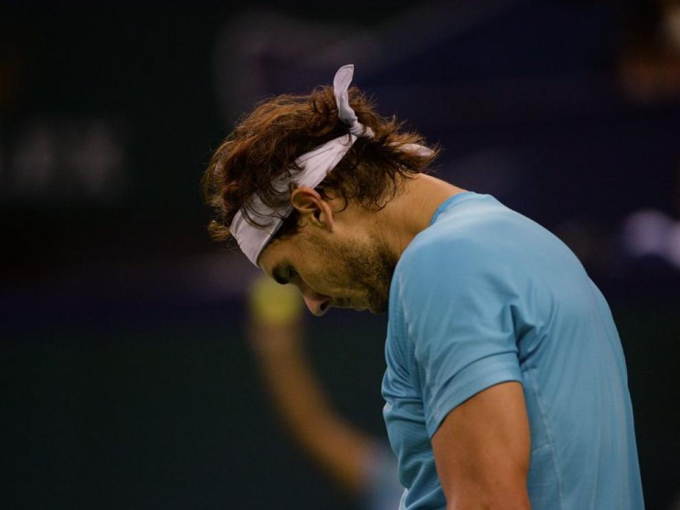Nadal, en su duelo con Del Potro