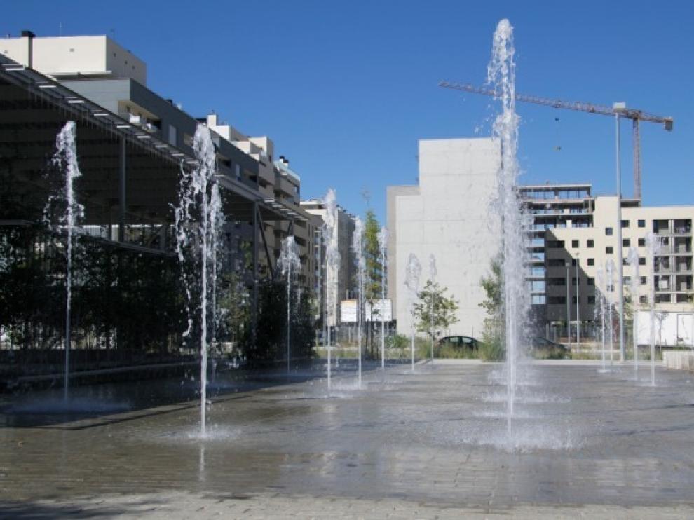 Imagen de la plaza de San Marcos de Zaragoza