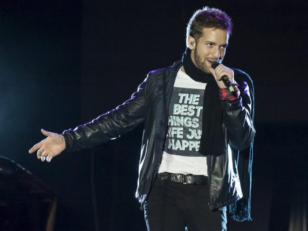 Concierto de Pablo Alborán en la plaza del Pilar de Zaragoza