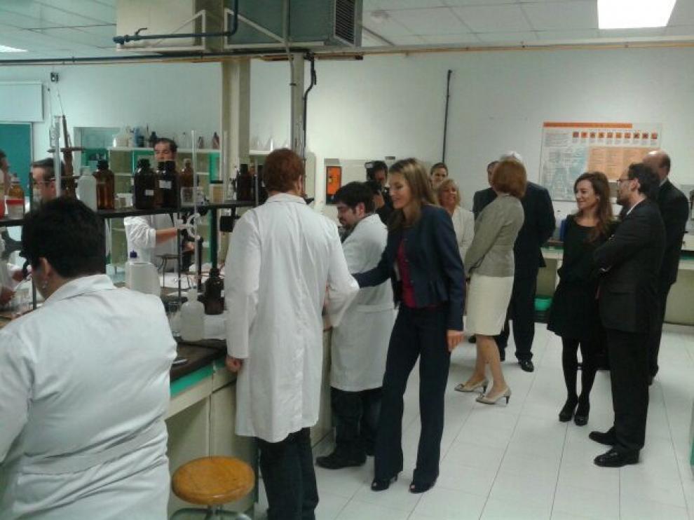Doña Letizia visita Huesca