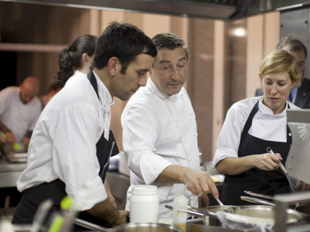 El chef español Joan Roca en el evento gastronómico 'Spainfusionsp', en Sao Paulo