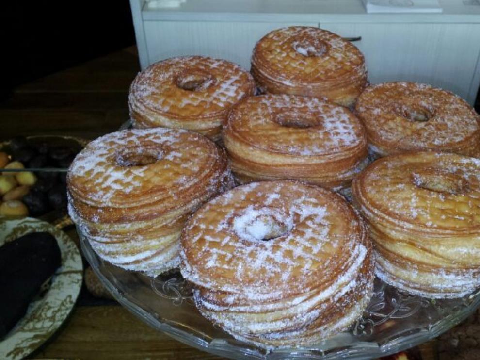 Cronuts elaborados en la panadería zaragozana Bakery Zurita