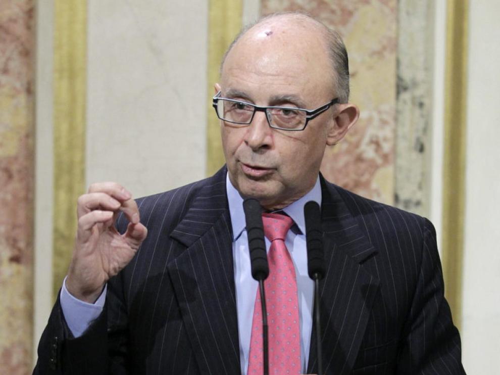 El ministro de Hacienda, Cristóbal Montoro