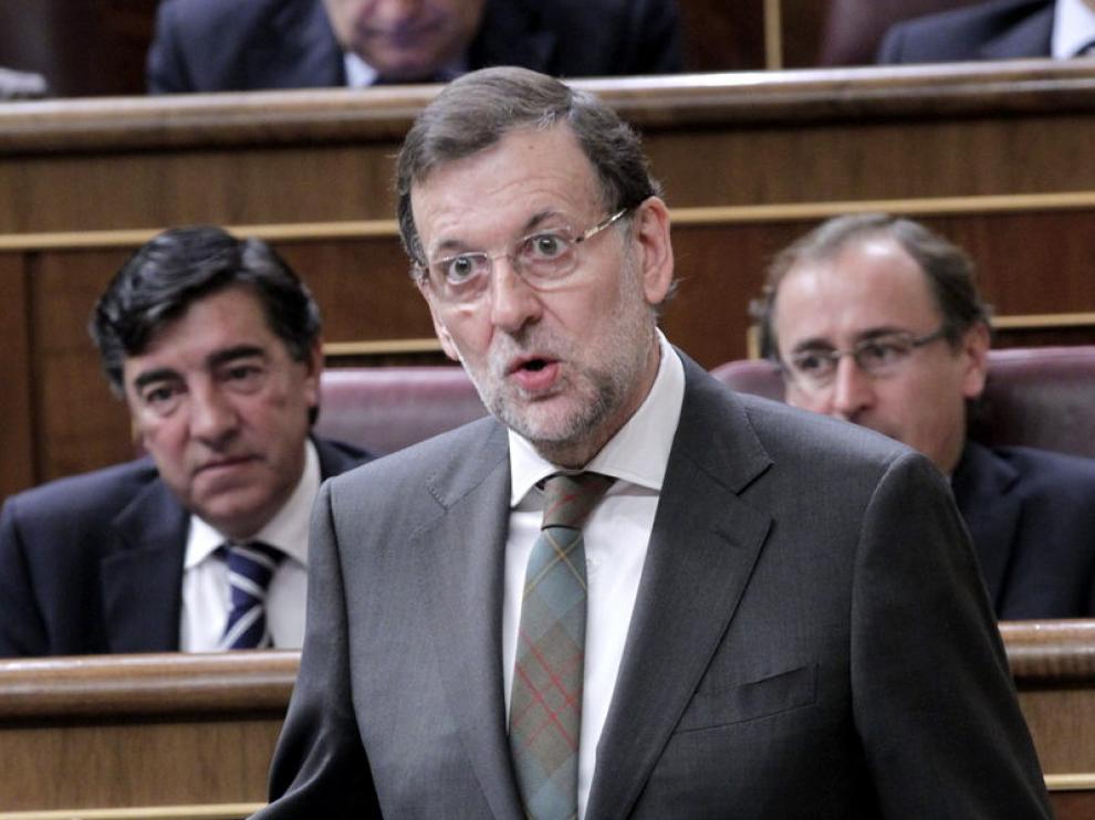 Rajoy en la sesión de control al Gobierno