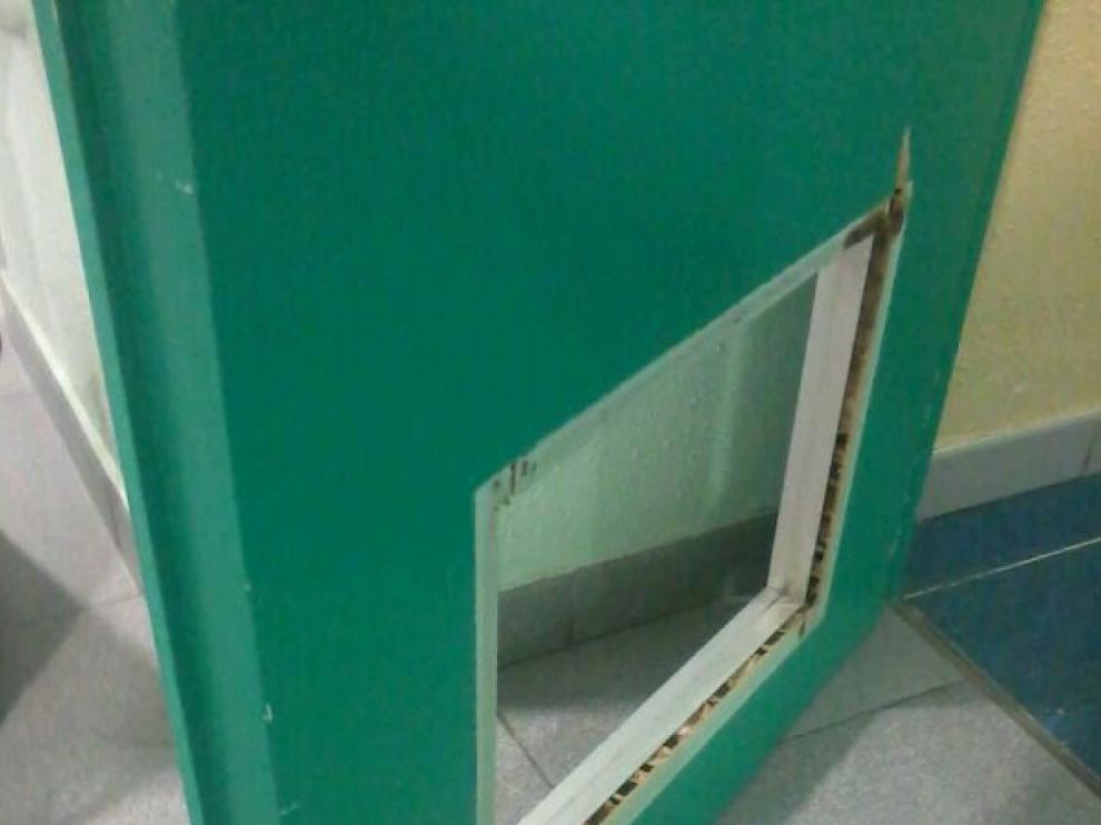 Una de las puertas del centro