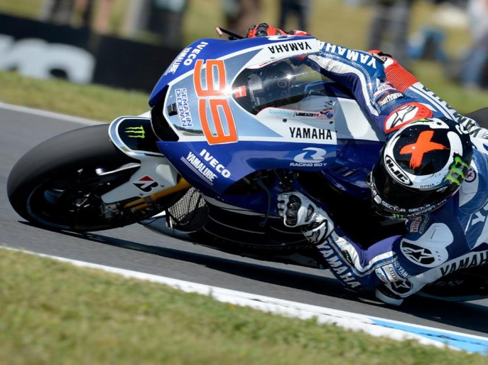 Jorge Lorenzo dominó los entrenamientos libres