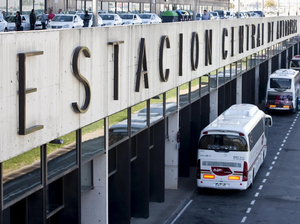 Autobuses en la Estación Delicias