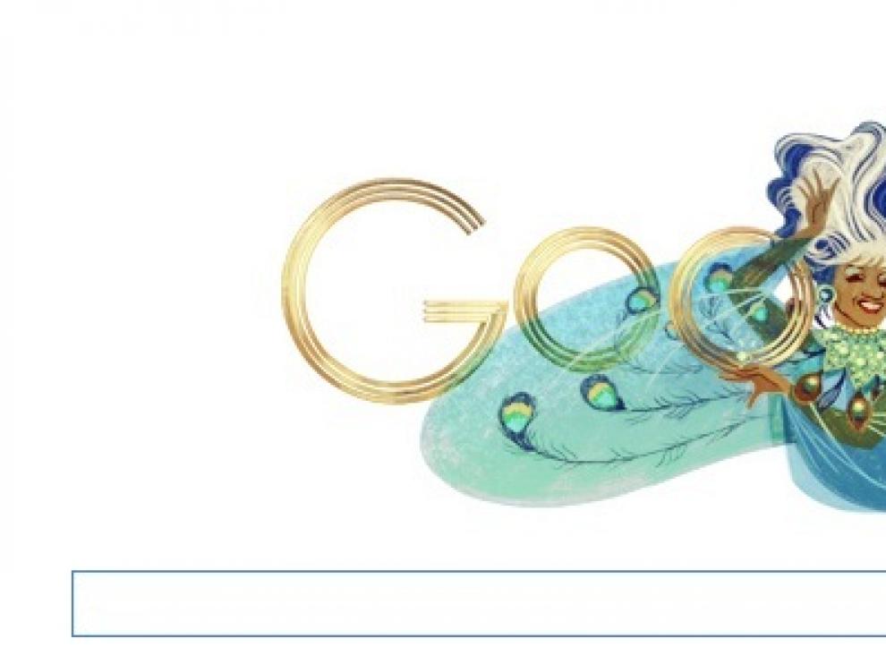 El doodle de este lunes homenajea a Celia Cruz