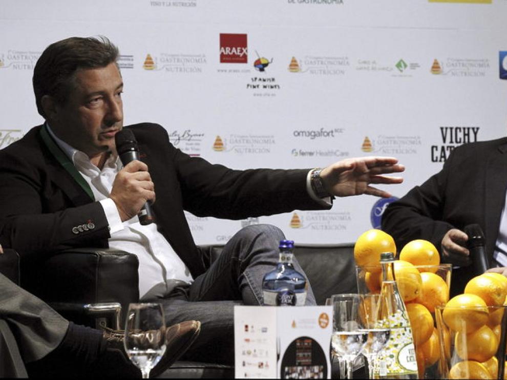 Los reconocidos chefs Joan Roca (i) y Martín Berasategui (d)