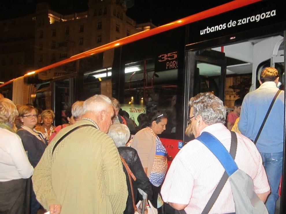 Huelga en el bus urbano