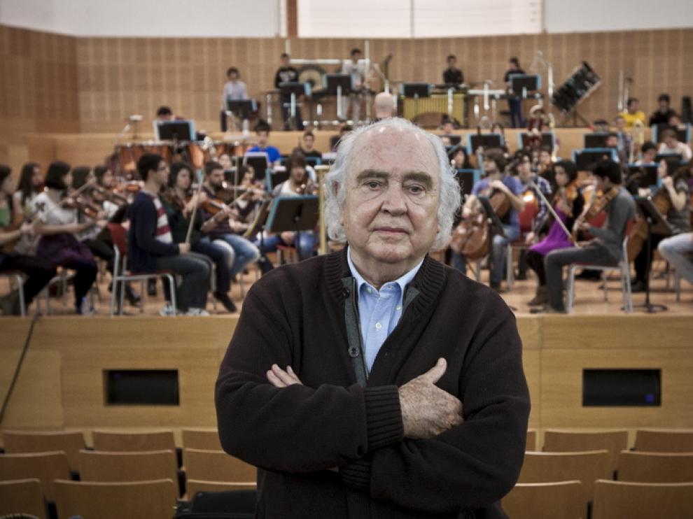 Antón García Abril en el Conservatorio