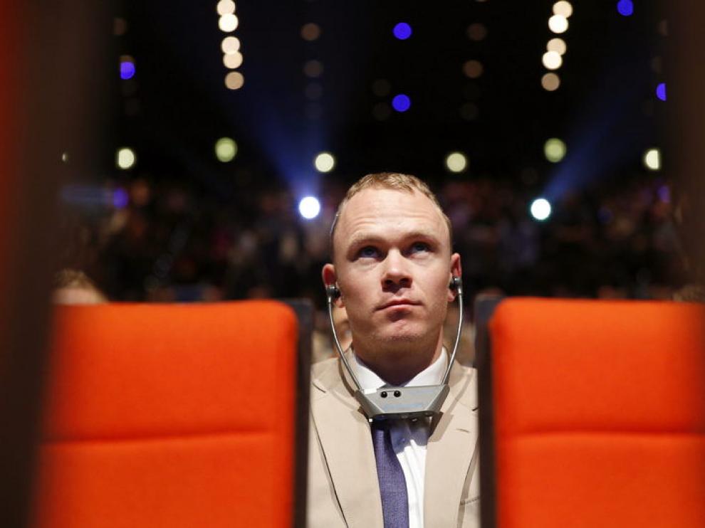 Froome, en la presentación del Tour