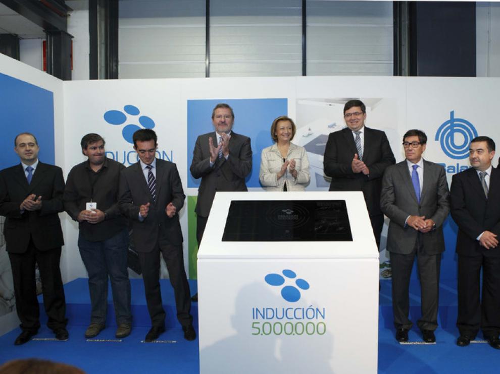 Acto de conmemoración de la producción de la placa de inducción 5 millones de Balay