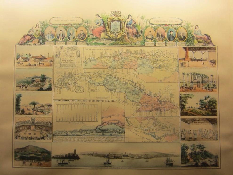 Exposición cartográfica en la antigua Capitanía
