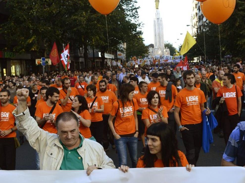 Karmelo Landa, Nahaia Aguado y Joseba Permach