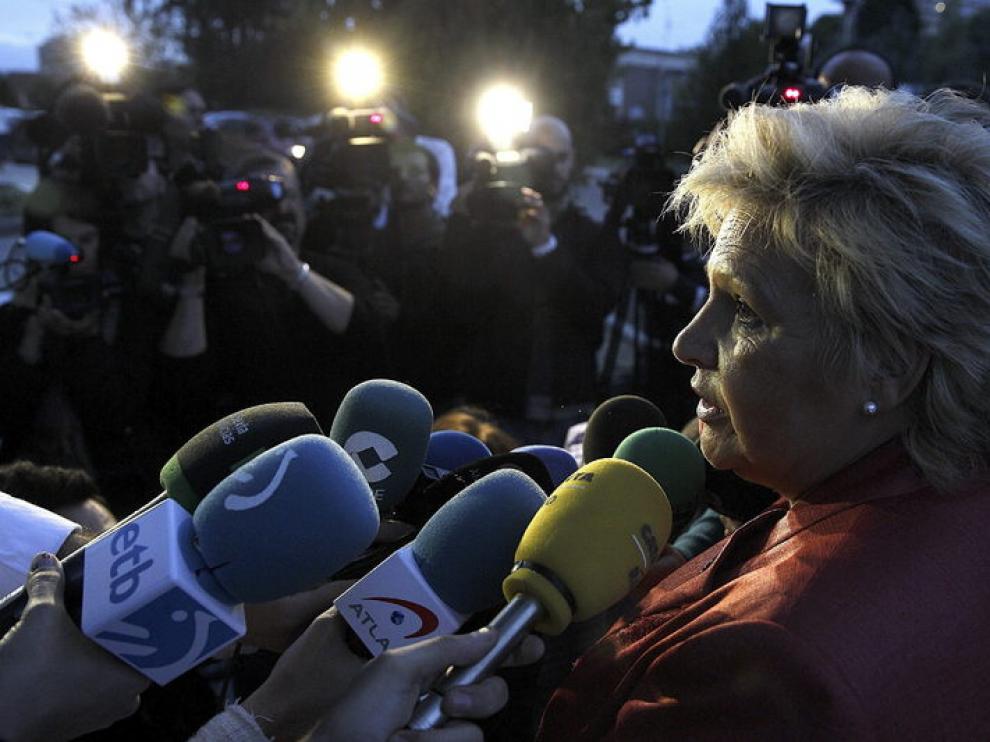 La presidenta de la Asociación de Víctimas del Terrorismo (AVT), Ángeles Pedraza