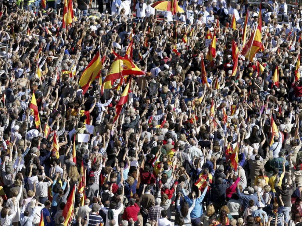 Miles de personas se han manifestado en Madrid