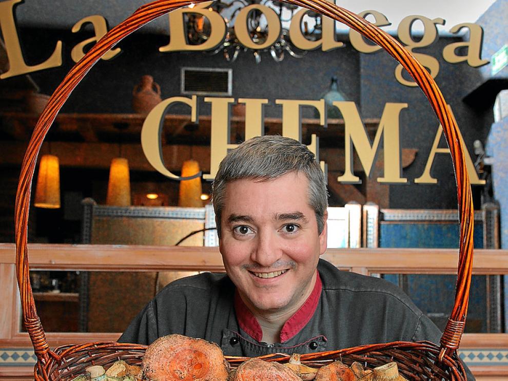 Carlos Ceperuelo, gran experto de la cocina de las setas