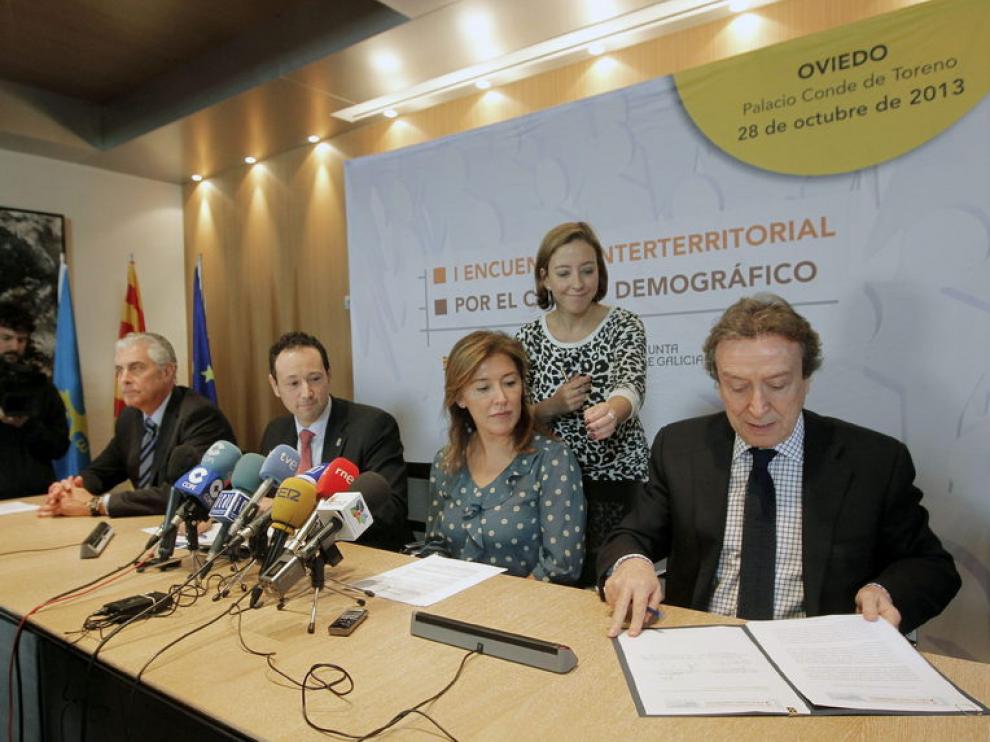 Encuentro Interterritorial por el Cambio Demográfico celebrado en Oviedo