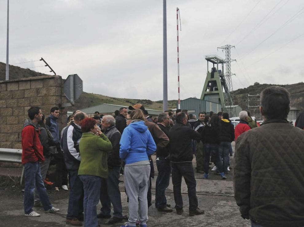 Alrededores de la mina donde ha ocurrido el accidente