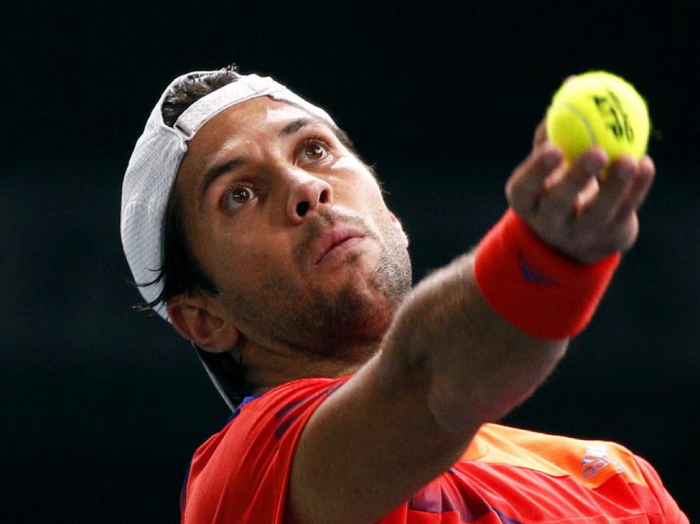 Verdasco en su primer partido en París