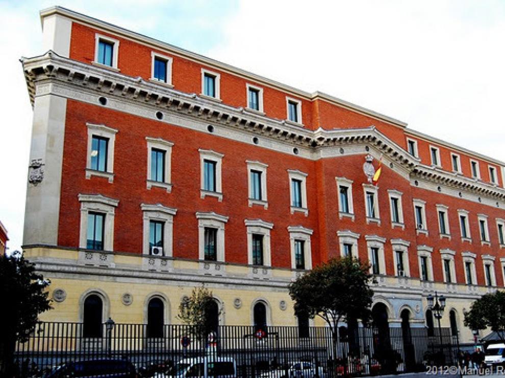 Imagen de la sede del Tribunal de Cuentas, en Madrid
