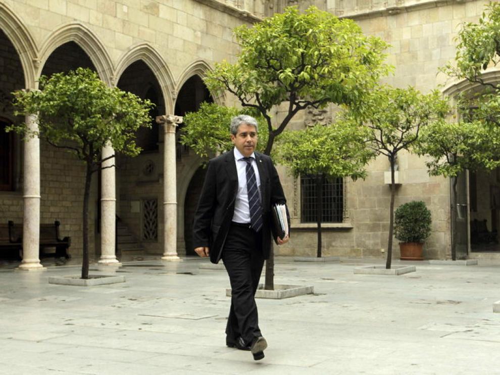 Francesc Homs a su llegada al Consejo Ejecutivo